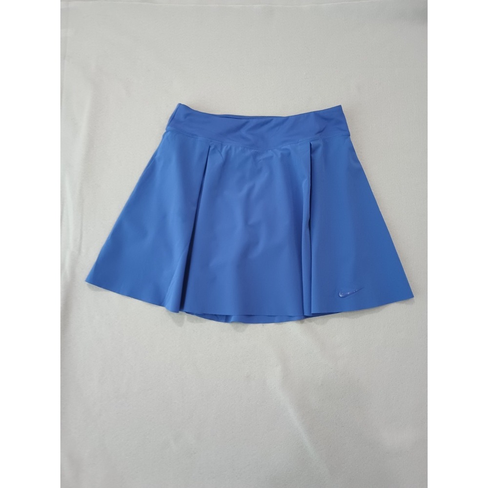 Nike Dri-FIT Women Blue Pleated Athletic Tennis Golf Skort Size Medium